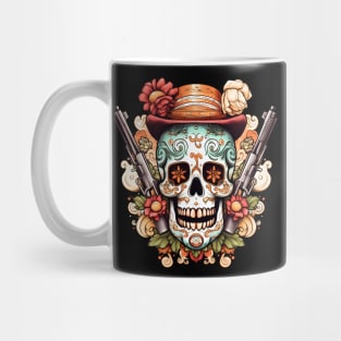 skull with guns Mug